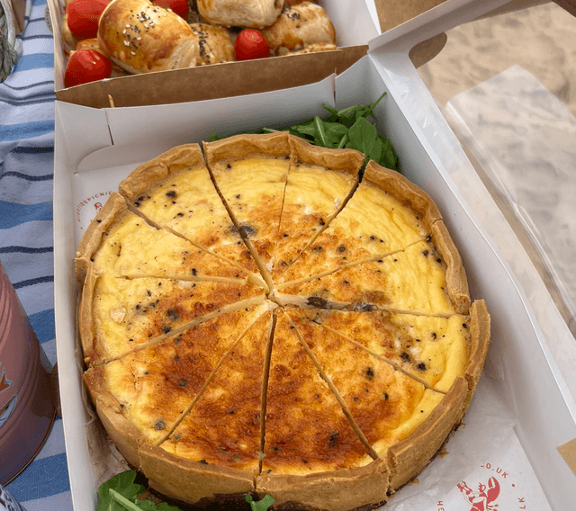 Quiche- Smoked Salmon & Capers